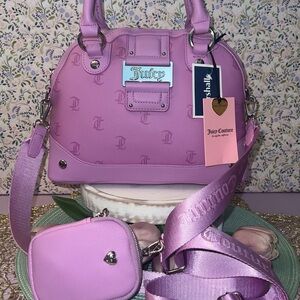 Juicy Couture Y2Cute Violet Purple Satchel Bag New